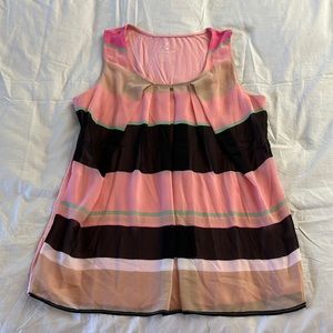 New York & Company sleeveless shell blouse size medium